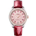 海马<span class="nowrap">系列</span> 34毫米, 精钢-Sedna™ 18k金表壳 搭配 皮表带 - 22028342060001