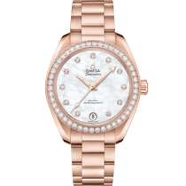 海马<span class="nowrap">系列</span> 34毫米, Sedna™ 18k金表壳 搭配 Sedna™ 18k金表链 - 22055342055001