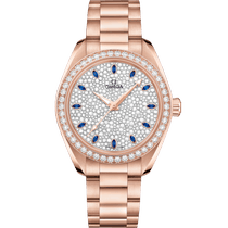 海马<span class="nowrap">系列</span> 34毫米, Sedna™ 18k金表壳 搭配 Sedna™ 18k金表链 - 22055342099002