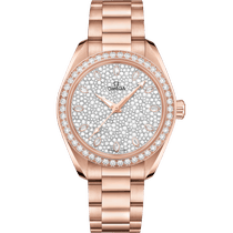 海马<span class="nowrap">系列</span> 34毫米, Sedna™ 18k金表壳 搭配 Sedna™ 18k金表链 - 22055342099003