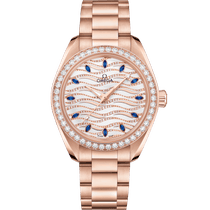 海马<span class="nowrap">系列</span> 34毫米, Sedna™ 18k金表壳 搭配 Sedna™ 18k金表链 - 22055342099005