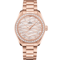 海马<span class="nowrap">系列</span> 34毫米, Sedna™ 18k金表壳 搭配 Sedna™ 18k金表链 - 22055342099006