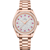 海马<span class="nowrap">系列</span> 34毫米, Sedna™ 18k金表壳 搭配 Sedna™ 18k金表链 - 22055342099007