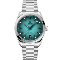 海马系列 AQUA TERRA 150米<span class="nowrap">腕表</span> 38毫米, 精钢表壳 搭配 精钢表链 - 22010382003005