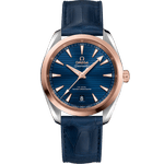 海马<span class="nowrap">系列</span> 38毫米, 精钢-Sedna™ 18k金表壳 搭配 皮表带 - 22023382003001