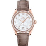 海马<span class="nowrap">系列</span> 38毫米, Sedna™ 18k金表壳 搭配 皮表带 - 22058382055001