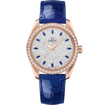 海马<span class="nowrap">系列</span> 38毫米, Sedna™ 18k金表壳 搭配 皮表带 - 22058382099002