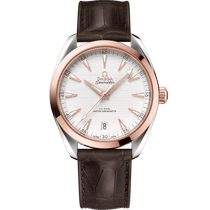 海马<span class="nowrap">系列</span> 41毫米, 精钢-Sedna™ 18k金表壳 搭配 皮表带 - 22023412102001