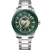 海马系列 AQUA TERRA 150米<span class="nowrap">腕表</span> 43毫米, 精钢表壳 搭配 精钢表链 - 22030432210001