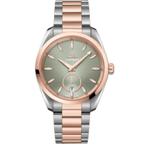 海马<span class="nowrap">系列</span> 38毫米, 精钢-Sedna™ 18k金表壳 搭配 精钢-Sedna™ 18k金表链 - 22020382010001