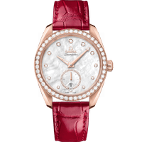 海马系列 AQUA TERRA 150米<span class="nowrap">腕表</span> 38毫米, Sedna™ 18k金表壳 搭配 皮表带 - 22058382055002