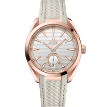 海马系列 AQUA TERRA 150米<span class="nowrap">腕表</span> 41毫米, Sedna&trade; 18k金表壳 搭配 橡胶表带 - 22052412102001