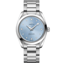 海马系列 AQUA TERRA 150米<span class="nowrap">腕表</span> 28毫米, 精钢表壳 搭配 精钢表链 - 22010286053001