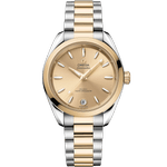 海马<span class="nowrap">系列</span> 34毫米, 精钢-Moonshine 18k金 搭配 精钢-Moonshine 18k金 - 22020342008001