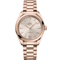 海马<span class="nowrap">系列</span> 34毫米, Sedna™ 18k金表壳 搭配 Sedna™ 18k金表链 - 22050342009001