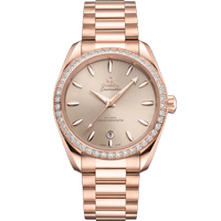 海马系列AQUA TERRA SHADES<span class="nowrap">腕表</span> 38毫米, Sedna&trade; 18k金表壳 搭配 Sedna&trade; 18k金表链 - 22055382009001