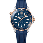 海马<span class="nowrap">系列</span> 42毫米, 精钢-Sedna™ 18k金表壳 搭配 橡胶表带 - 21022422003002