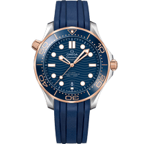 海马<span class="nowrap">系列</span> 42毫米, 精钢-Sedna™ 18k金表壳 搭配 橡胶表带 - 21022422003002