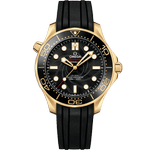 海马<span class="nowrap">系列</span> 42毫米, 黄色18 k金表壳 搭配 橡胶表带 - 21062422001001