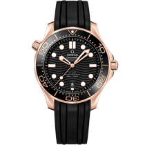 海马<span class="nowrap">系列</span> 42毫米, Sedna™ 18k金表壳 搭配 橡胶表带 - 21062422001002