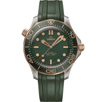 海马<span class="nowrap">系列</span> 42毫米, 钛金属-青铜金 搭配 橡胶表带 - 21092422010001