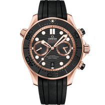 海马<span class="nowrap">系列</span> 44毫米, Sedna™ 18k金表壳 搭配 橡胶表带 - 21062445101001