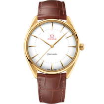 海马<span class="nowrap">系列</span> 39.5毫米, 黄色18 k金表壳 搭配 皮表带 - 52253402004001