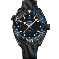 海马系列 海洋宇宙60<span class="nowrap">0米</span> 45.5毫米, 黑色陶瓷表壳 搭配 橡胶表带 - 21592462201002