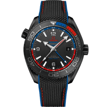 海马系列 海洋宇宙60<span class="nowrap">0米</span> 45.5毫米, 黑色陶瓷表壳 搭配 橡胶表带 - 21592462201004