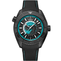 海马系列 海洋宇宙60<span class="nowrap">0米</span> 45.5毫米, 黑色陶瓷表壳 搭配 橡胶表带 - 21592462201006