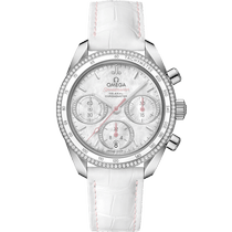 超霸<span class="nowrap">系列</span> 38毫米, 精钢表壳 搭配 皮表带 - 32438385055001