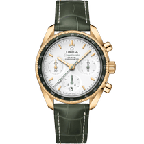 超霸<span class="nowrap">系列</span> 38毫米, 黄色18 k金表壳 搭配 皮表带 - 32463385002004