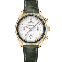 超霸<span class="nowrap">系列</span> 38毫米, 黄色18 k金表壳 搭配 皮表带 - 32468385002004