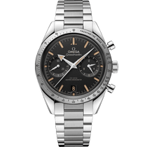 超霸<span class="nowrap">系列</span> 40.5毫米, 精钢表壳 搭配 精钢表链 - 33210415101001