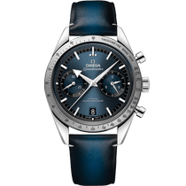 超霸<span class="nowrap">系列</span> 40.5毫米, 精钢表壳 搭配 皮表带 - 33212415103001