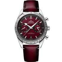 超霸<span class="nowrap">系列</span> 40.5毫米, 精钢表壳 搭配 皮表带 - 33212415111001