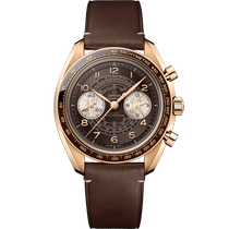 超霸<span class="nowrap">系列</span> 43毫米, 青铜金 搭配 皮表带 - 32992435110001