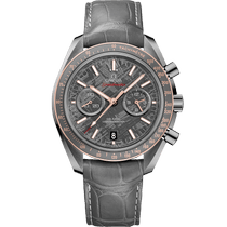 超霸系列 月之暗面<span class="nowrap">腕表</span> 44.25毫米, 灰色陶瓷表壳 搭配 皮表带 - 31163445199002