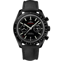 超霸系列 月之暗面<span class="nowrap">腕表</span> 44.25毫米, 黑色陶瓷表壳 搭配 涂层尼龙面料表带 - 31192445101003