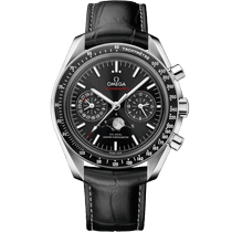 超霸<span class="nowrap">系列</span> 44.25毫米, 精钢表壳 搭配 皮表带 - 30433445201001