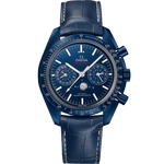 超霸<span class="nowrap">系列</span> 44.25毫米, 蓝色陶瓷 搭配 皮表带 - 30493445203001