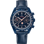 超霸<span class="nowrap">系列</span> 44.25毫米, 蓝色陶瓷 搭配 皮表带 - 30493445203002