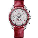 超霸<span class="nowrap">系列</span> 44.25毫米, 铂金 搭配 皮表带 - 30493445299002