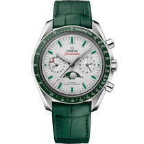 超霸<span class="nowrap">系列</span> 44.25毫米, 铂金 搭配 皮表带 - 30493445299003