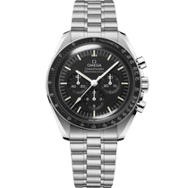 超霸系列 专业月<span class="nowrap">球表</span> 42毫米, 精钢表壳 搭配 精钢表链 - 31030425001001