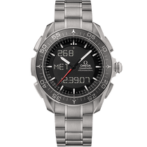 超霸系列 “天行者” X‑33<span class="nowrap">腕表</span> 45毫米, 钛金属表壳 搭配 钛金属表链 - 31890457901001