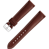 两件式<span class="nowrap">表带</span> - 棕色皮表带，搭配针扣 - 98000409W