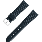 两件式<span class="nowrap">表带</span> - 深蓝色皮表带，搭配针扣 - 032CUZ011315W