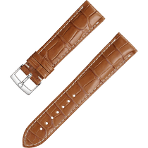两件式<span class="nowrap">表带</span> - 金棕色鳄鱼皮表带，搭配针扣 - 032CUZ007256W