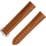 两件式<span class="nowrap">表带</span> - 金棕色皮表带，搭配折叠表扣 - 032CUZ007420W